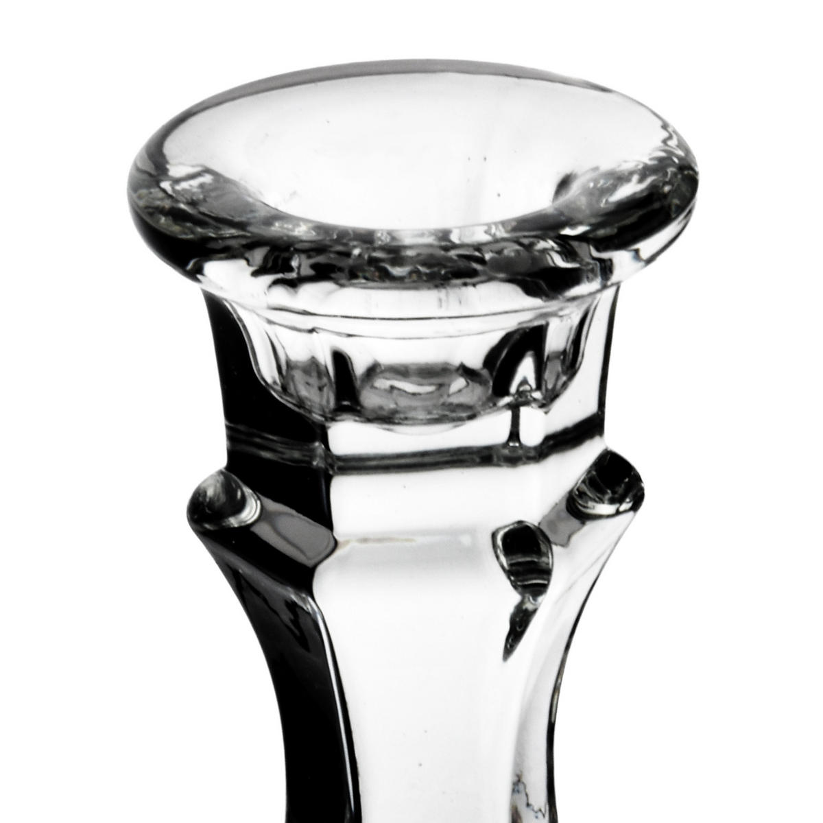 KERZENHALTER Patricia transparent 8/8/10. 5cm Glas - Transparent, Glas (8/11/8cm) - Mondex
