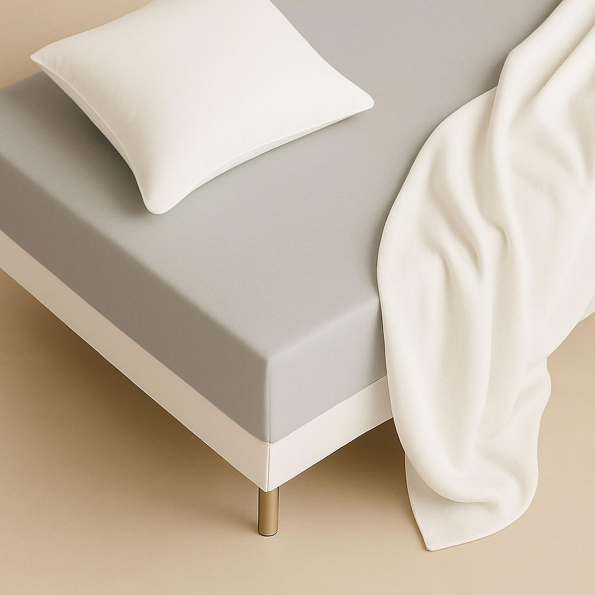 NAPÍNACIE prestieradlo FLAT - biela, textil (140/200cm) - Schöner Wohnen
