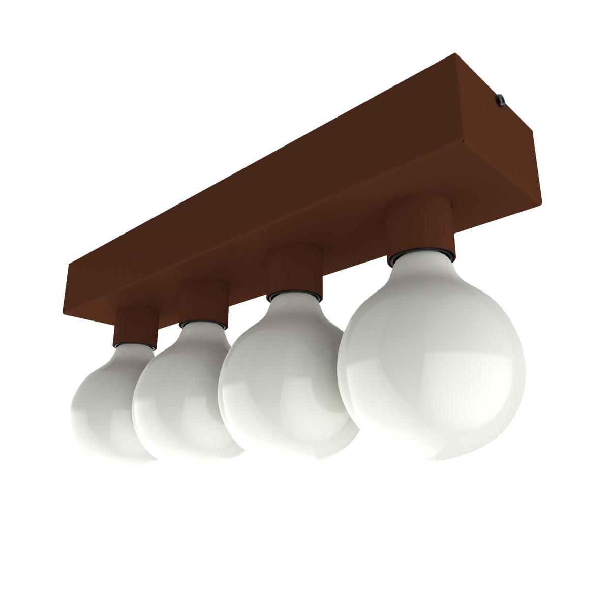 DECKENLEUCHTE - Dunkelbraun, Metall (10/45/7.5cm) - Lumicom