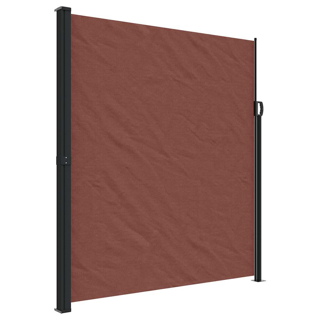 SEITENMARKISE Ausziehbar Braun 220x500 cm - Braun, Textil (500/220/500cm) - furnicato