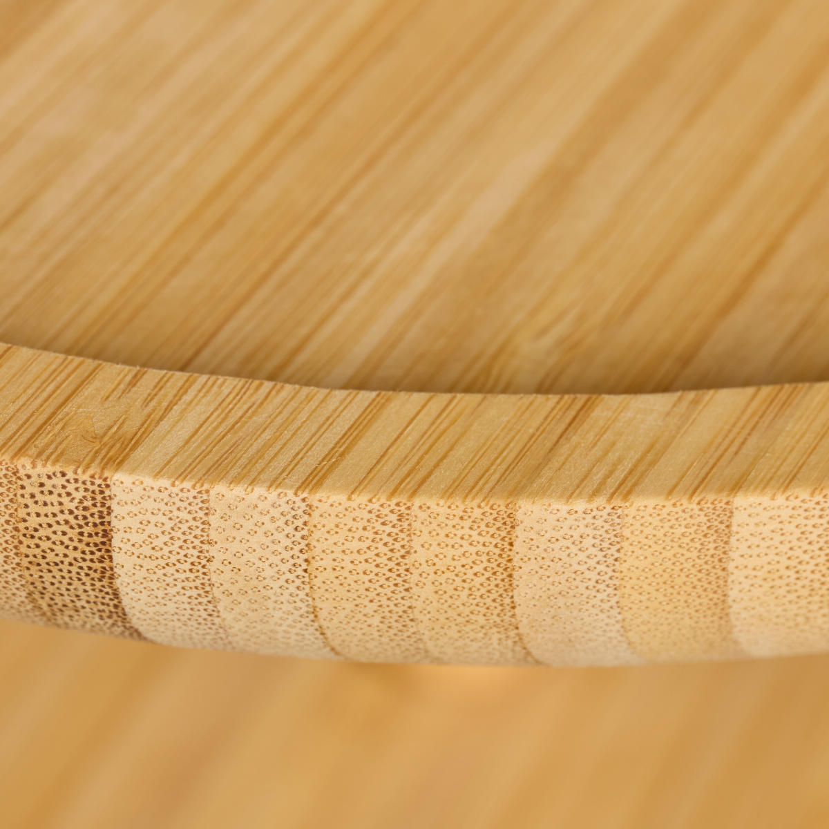 ETAGERE - Hellbraun, Holz (30/37cm) - Relaxdays