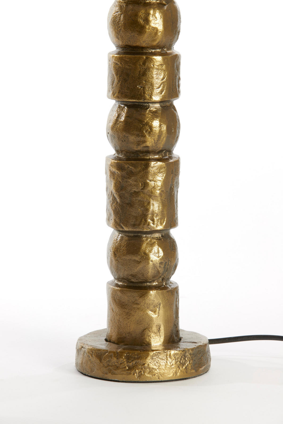 LAMPENFUSS Akti Bronze Ø13/58 cm - Bronzefarben, Metall (13/13/58cm) - Light & Living