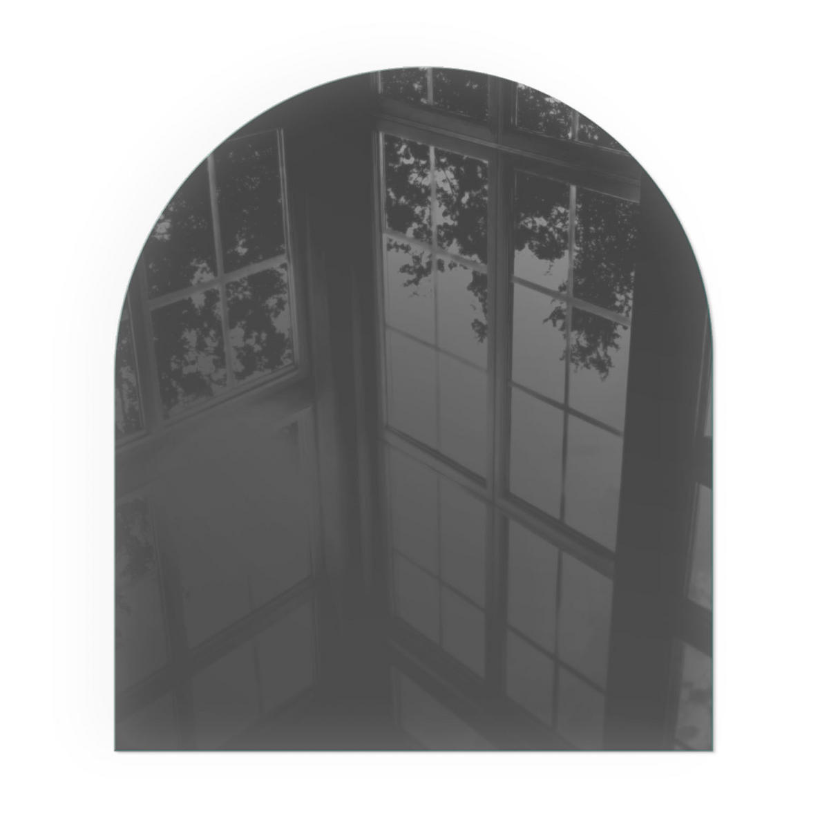 GLASPLATTE für Kamin 80x70 cm - Grau, Glas (80/70/0.4cm) - TULUP