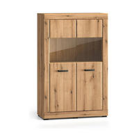 VITRINE – DORA 03 – 92 cm – Dora – Eichefarben - Eichefarben, Holzwerkstoff (92/144/40cm) - hi-markt