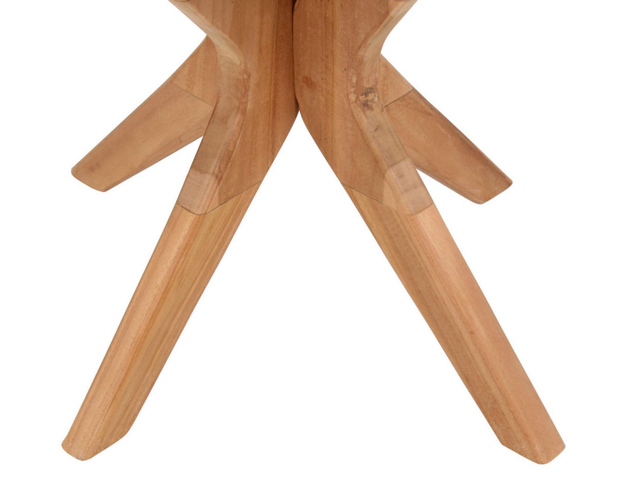 BEISTELLTISCH Burton - Naturfarben, Holz (60/60/50cm) - Mr. Deko