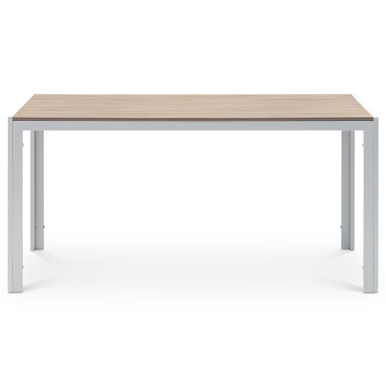 GARTENTISCH MONDELLO weiß - Weiß, Metall (90/150/73cm) - IDIMEX