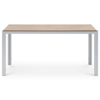 GARTENTISCH MONDELLO weiß - Weiß, Metall (90/150/73cm) - IDIMEX