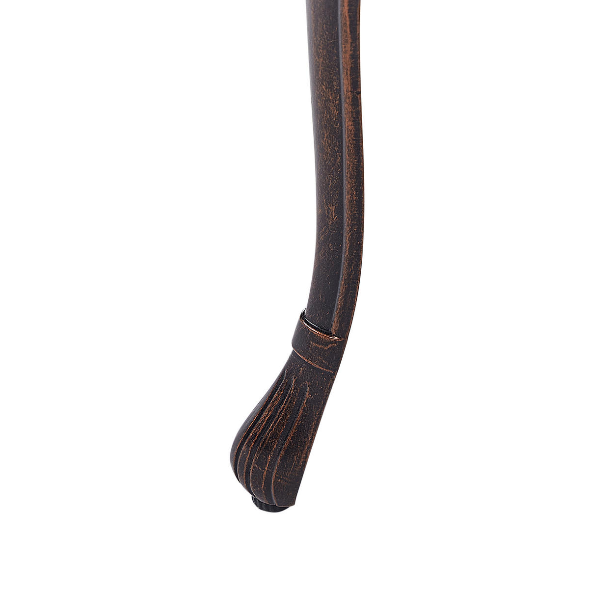 GARTENSTUHL 2er Set Braun Triora - Braun, Metall (50/88/50cm) - Beliani