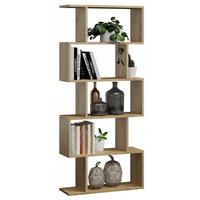 BÜCHEREGAL BASK Artisan Eiche 76,4/28/176 cm - Eiche Artisan, Holzwerkstoff (76.4/176/28cm) - Matkam Möbel