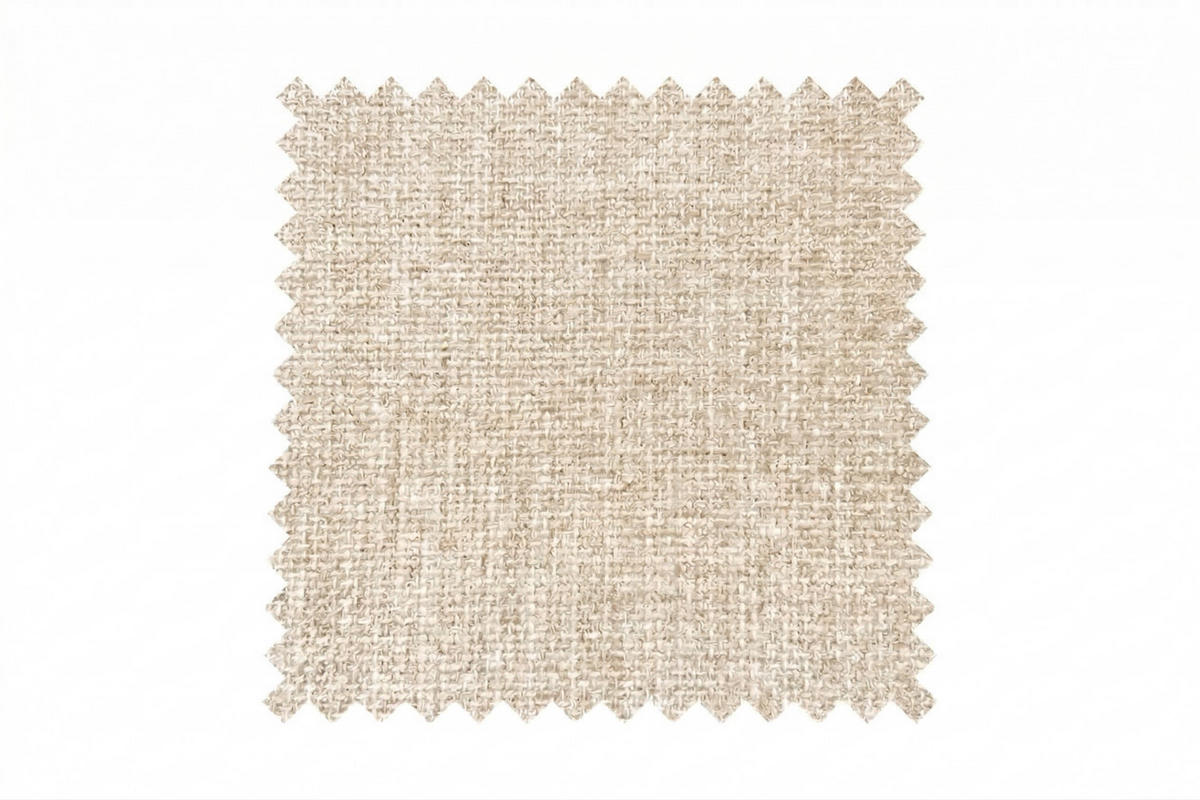 SCHLAFSOFA SADIRA Cremeweiß Flachgewebe - Creme/Schwarz, Kunststoff/Textil (288/89/209cm) - KAWOLA