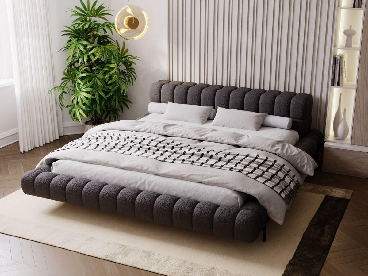 POLSTERBETT Imagine 180x200 Schwarz - Schwarz, Textil (180/200cm) - Graingold