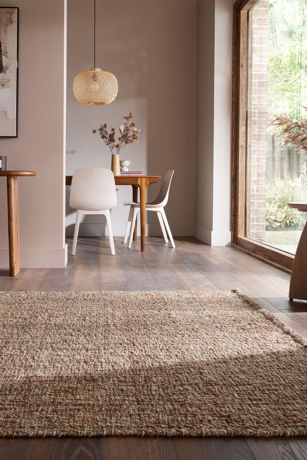 WOLLTEPPICH OTLEY, einfarbig, Terrakotta, 120 x 170 cm - Orange, Textil (170/120cm) - KADIMA DESIGN