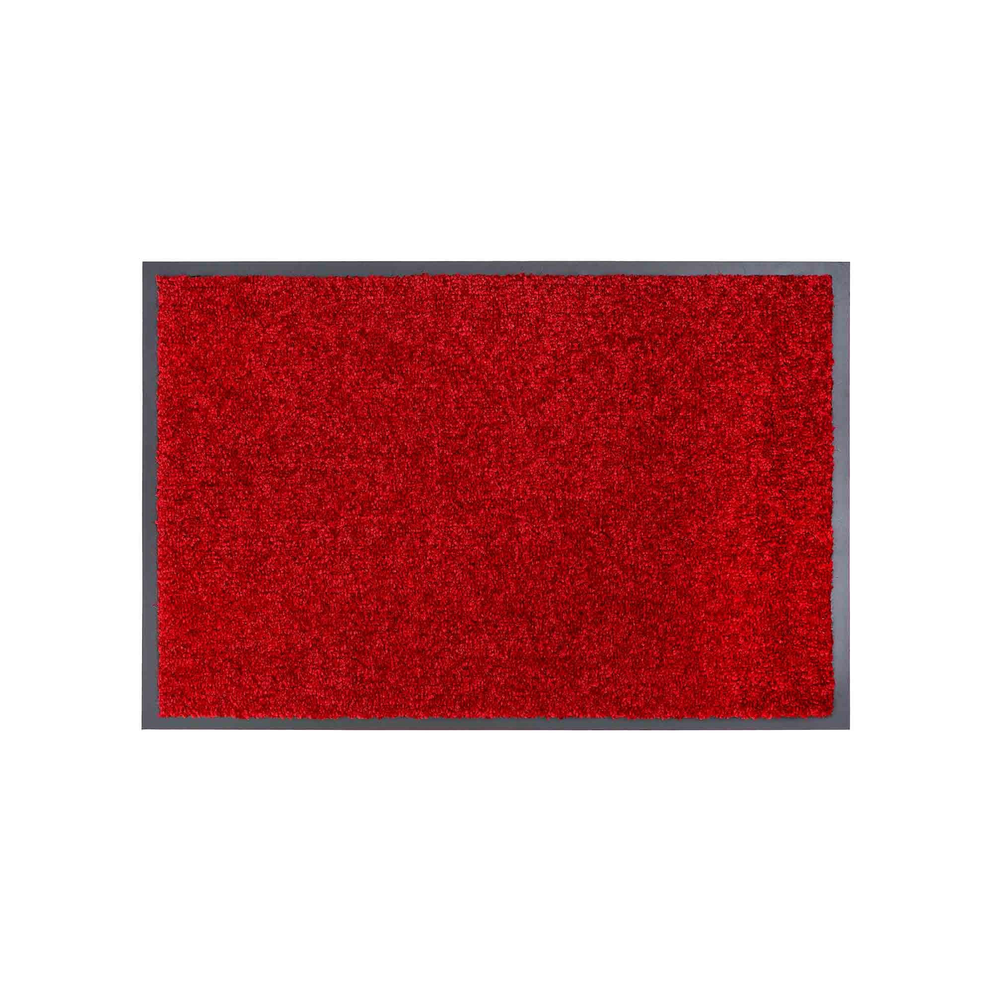 FUSSMATTE RUTSCHFEST PERLE - Rot, Textil (60/80cm) - Astra