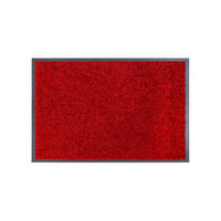 FUSSMATTE RUTSCHFEST PERLE - Rot, Textil (40/60cm) - Astra