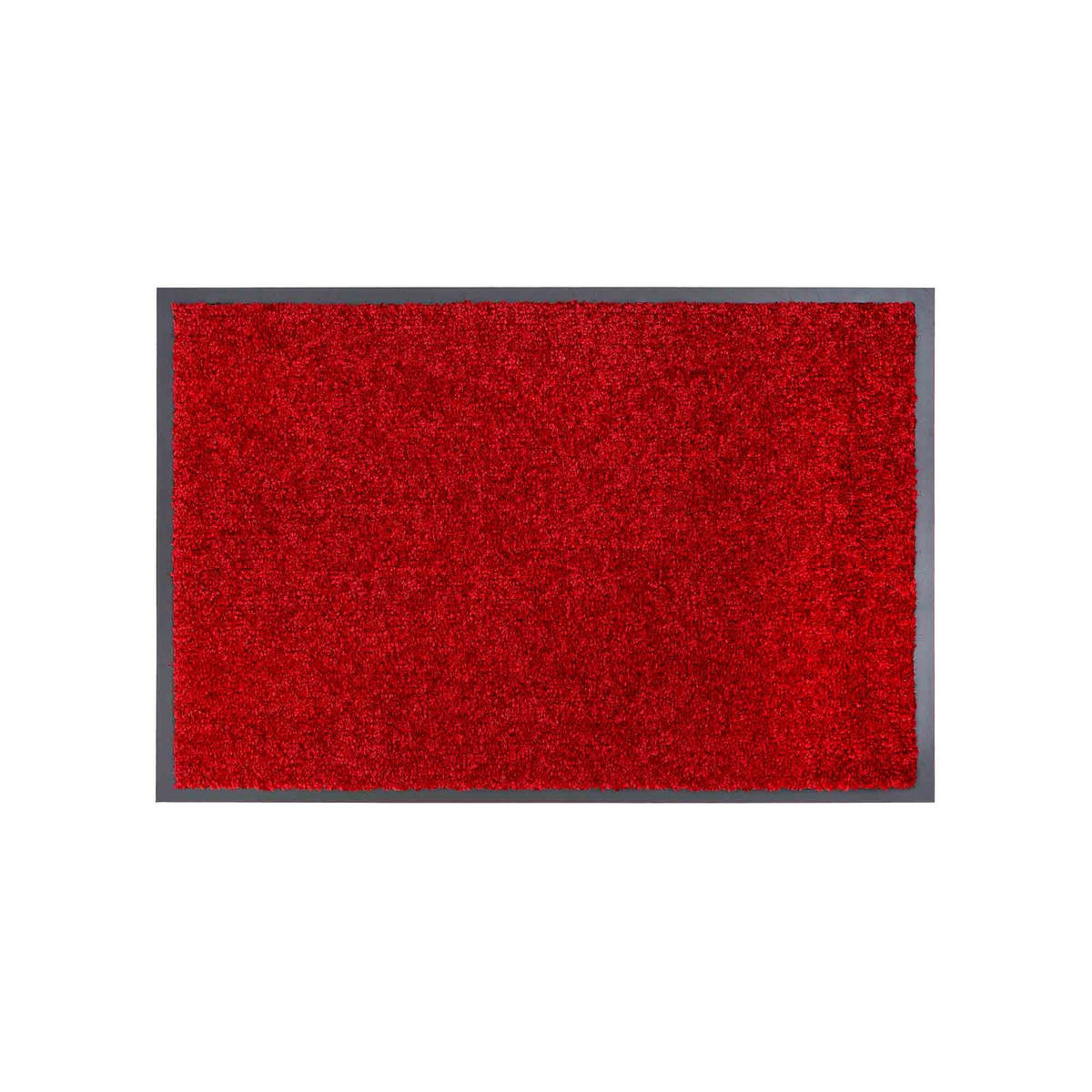 FUSSMATTE RUTSCHFEST PERLE - Rot, Textil (40/60cm) - Astra