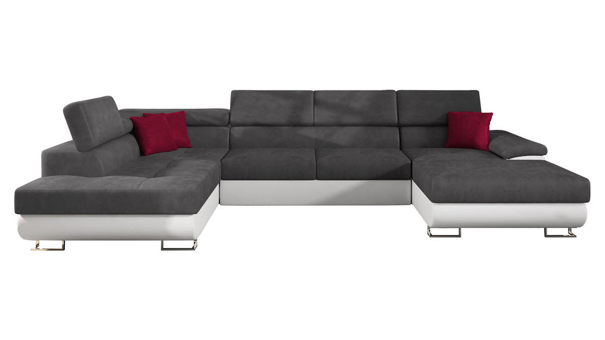 WOHNLANDSCHAFT Cotere Bis, Seite: Links - Multicolor, Holz (345/91/202cm) - MIRJAN24