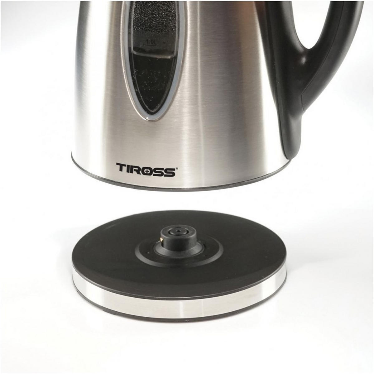 WASSERKOCHER ELEKTRISCH Silber 16/16/25 cm TS1361 - Silberfarben, Metall (16/25/16cm) - Tiross 