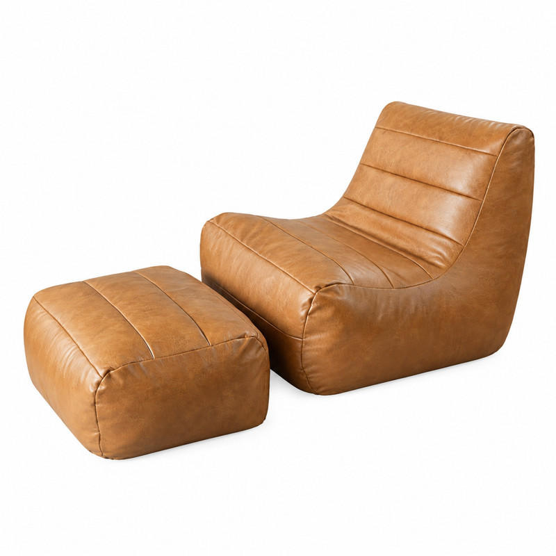 Beauniv Loungesessel Braun 80x75x93 cm
