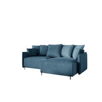 ECKSOFA Betto - Blau, Holzwerkstoff/Textil (221/148cm) - Fun Möbel
