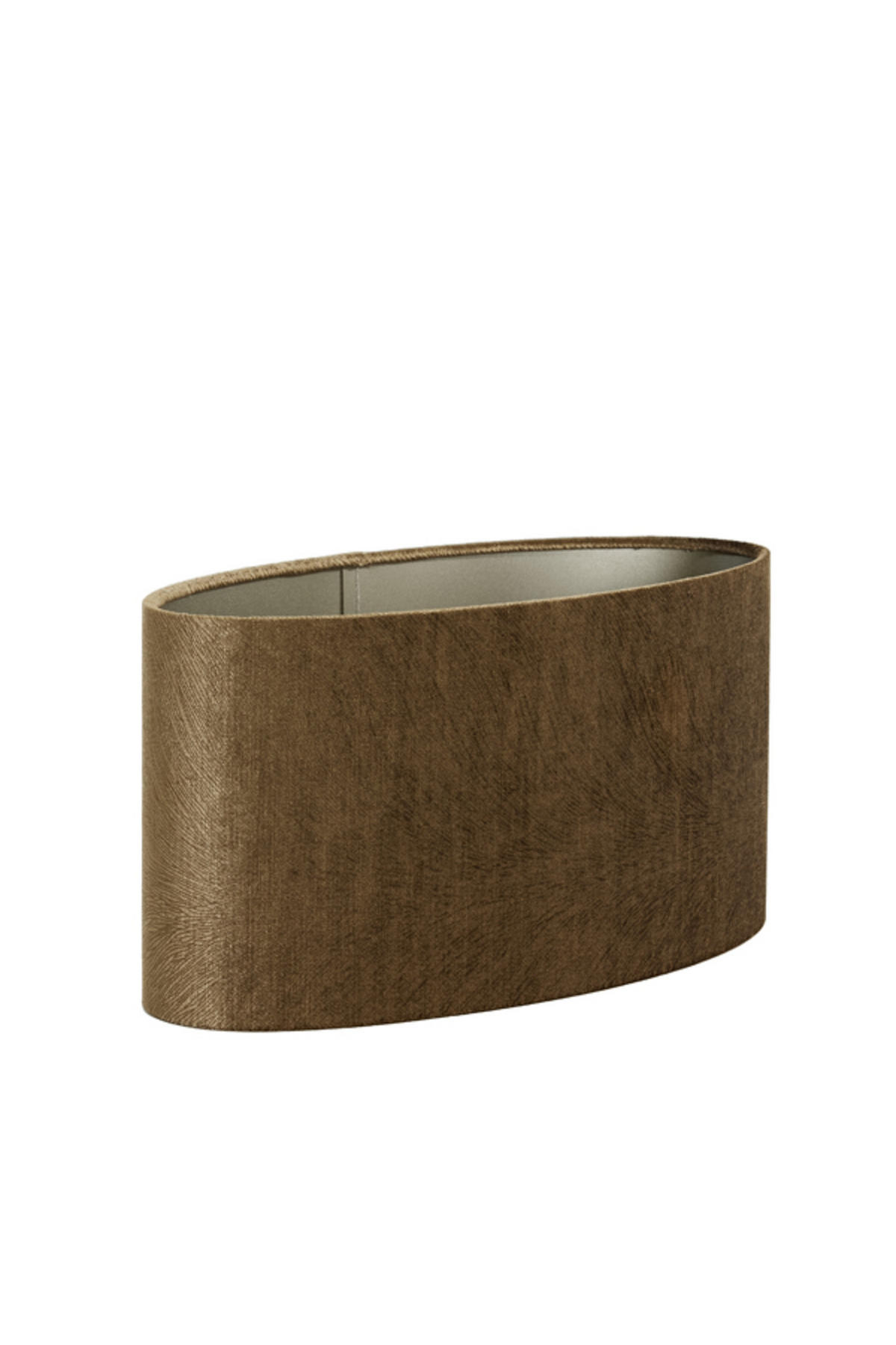 LAMPENSCHIRM Lubis Braun 45/21/22 cm - Braun, Textil (45/21/22cm) - Light & Living