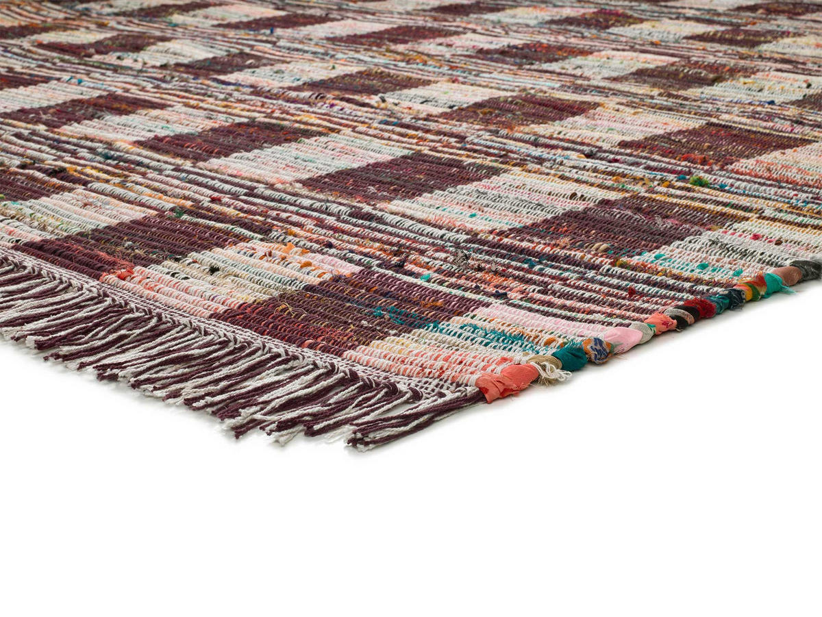 HANDWEBTEPPICH Mehrfarbig Recraft 60/90 cm - Multicolor, Textil (60/90cm) - Atticgo