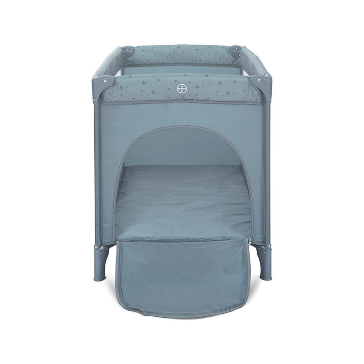 REISEBETT Carina 2 Ebenen blau Matratze Tragetasche faltbar Räder mit Bremse - Blau, Kunststoff (67/125cm) - Lorelli