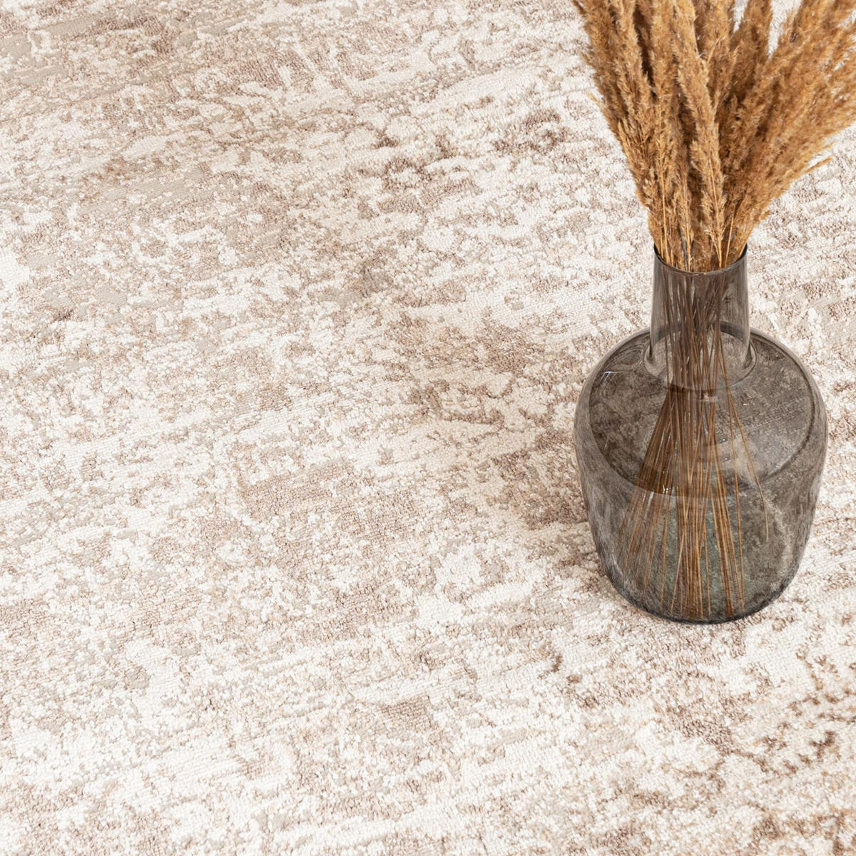 TEPPICH Beige Creme abstrakt - 200 x 300 cm - Beige/Creme, Textil (200/300cm) - Mazovia
