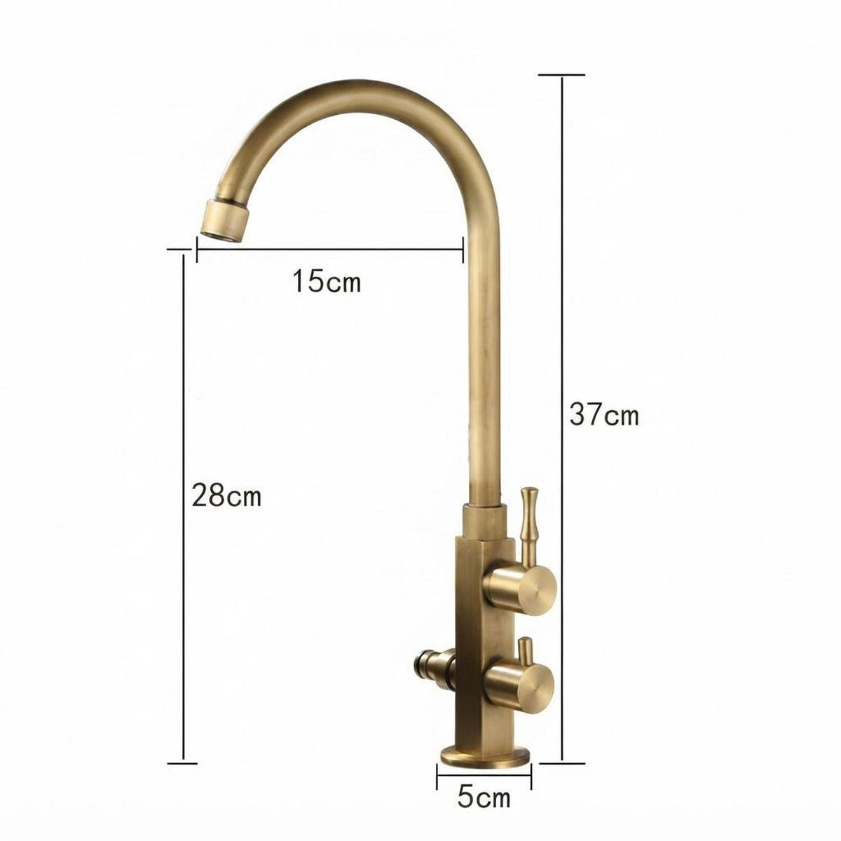 BADARMATUR, 37 x 20 cm, doppelseitiges Goldmodell - Goldfarben, Metall (51/6/25cm) - Vallsero