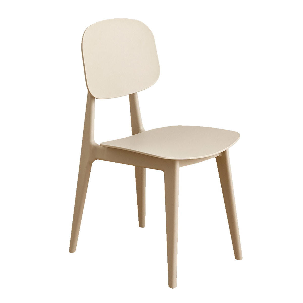 STUHL Helm Beige 43 cm x 82.5 cm - Beige, Kunststoff (43/82/51cm) - Kenay Home