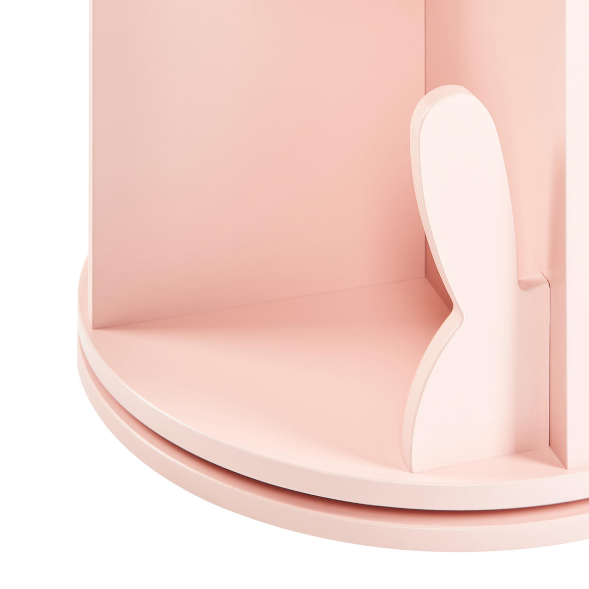 BÜCHERREGAL 94 cm Pastellrosa Caney - Pink, Holzwerkstoff (40/94/40cm) - Beliani