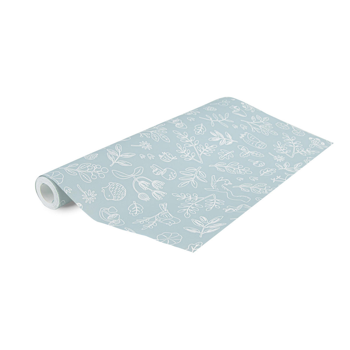 TAPETE Forest Wonders - Blau/Weiß, Papier/Kunststoff (53/1000cm) - Little Dutch