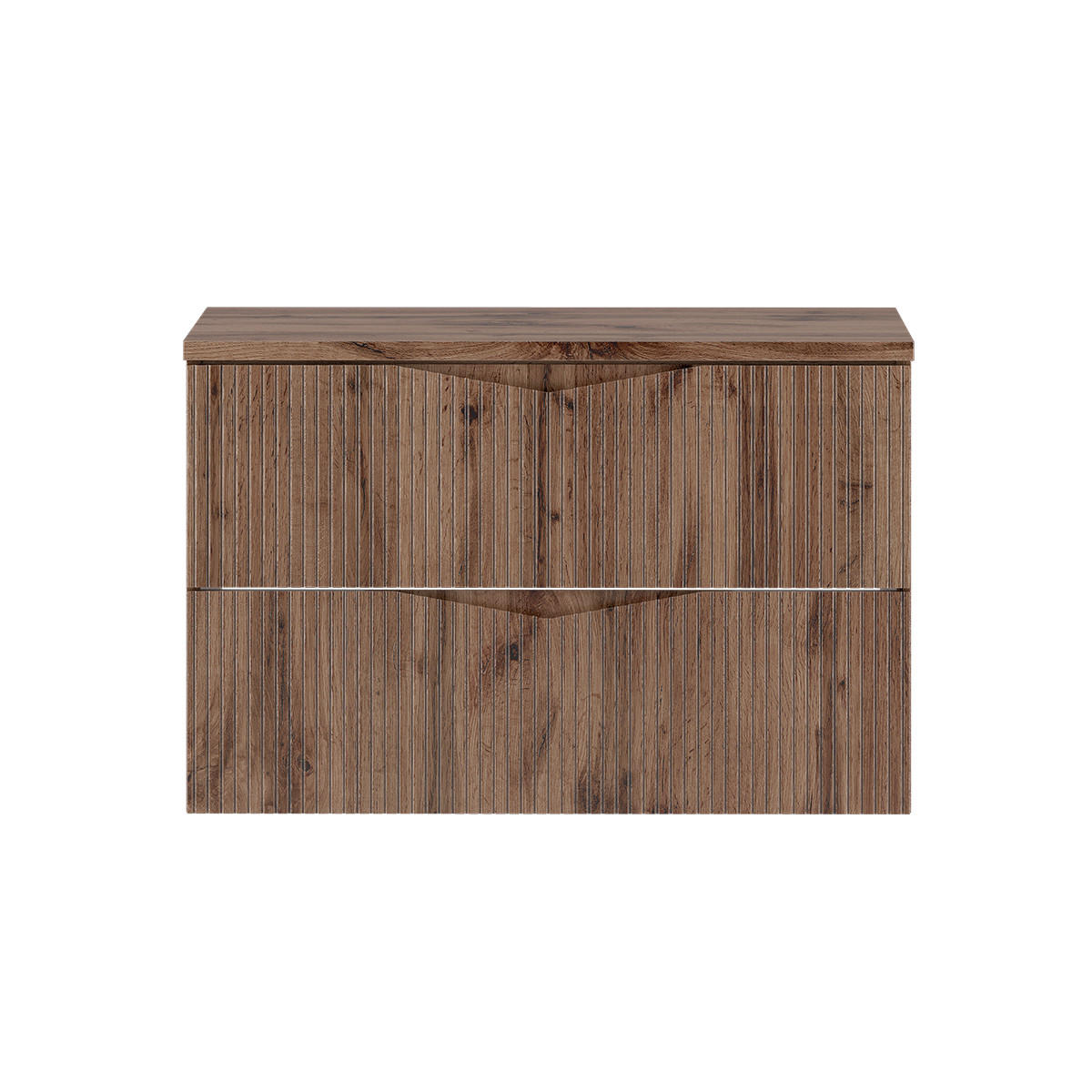 WASCHTISCHUNTERSCHRANK 80.6cm Tao Holz - Braun, Holzwerkstoff (80.6/52.2/46.5cm) - Petits-meubles