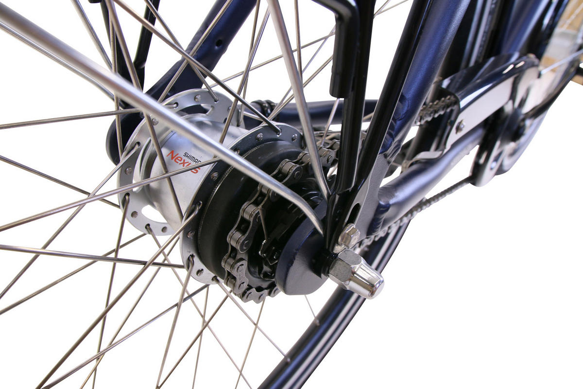 CITYBIKE Citytrek Gent Deluxe Ocean Blue 7 Gang 28 Zoll Größe: 57cm - Blau, Metall (57cm) - Hawk Bikes