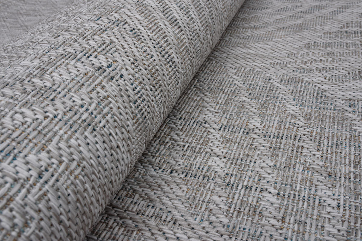 TEPPICH MELISSA Grau 140/200 cm - Grau, Kunststoff (140/200cm) - Tapiso