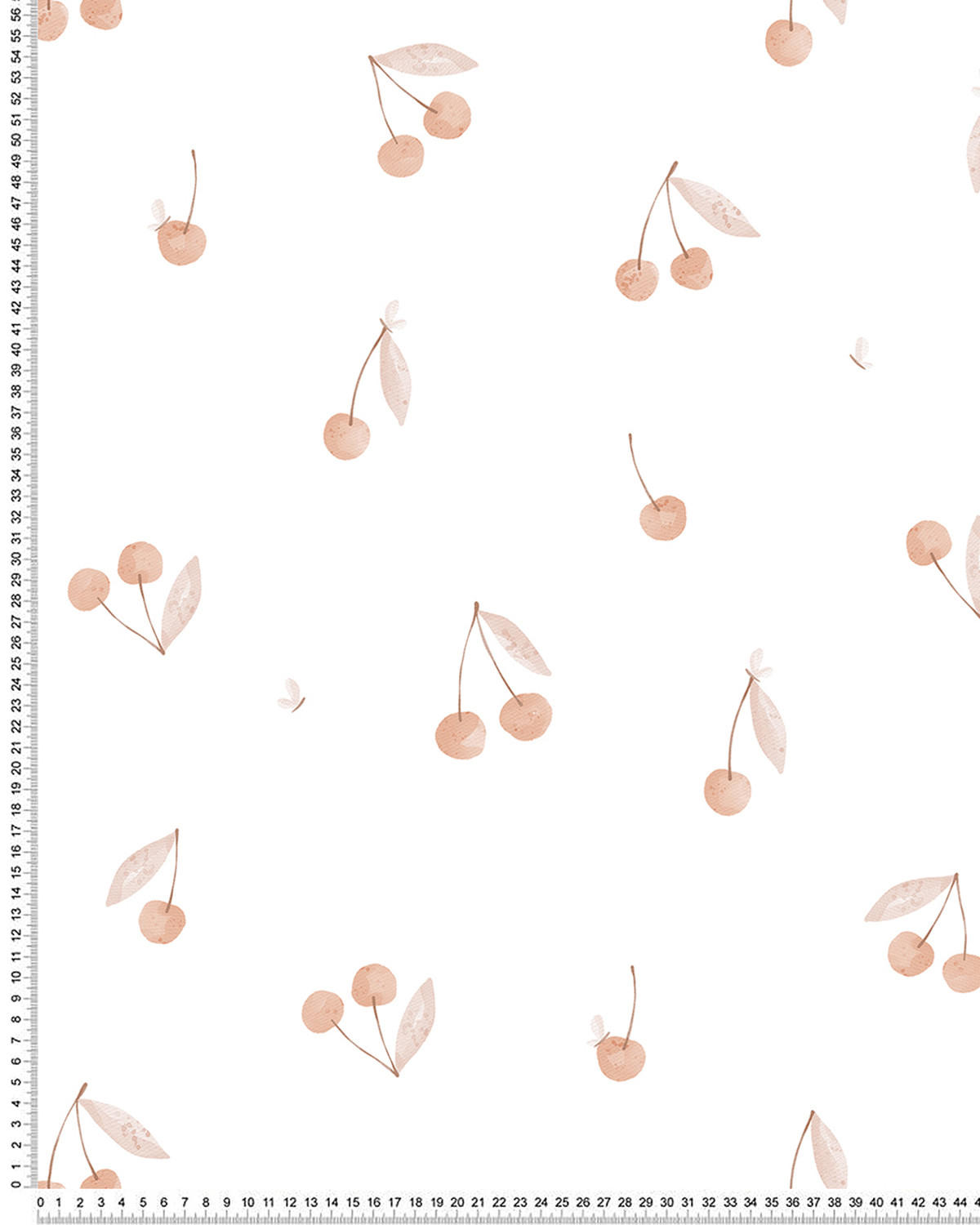 VLIESTAPETE Cherry, Kirschen love 50 cm x 10 m, rosa - Pink/Rosa, Papier (1000/50cm) - Lilipinso