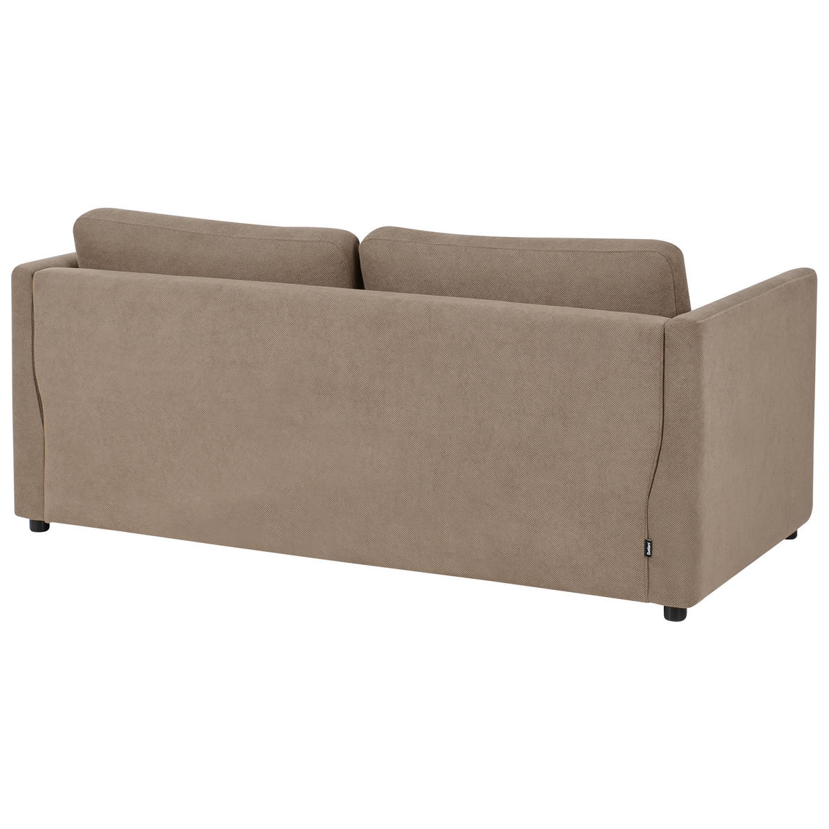 ROZKLÁDACÍ POHOVKA Látka Hnědá Inkoo - hnědá, textil (177/81/90cm) - Beliani