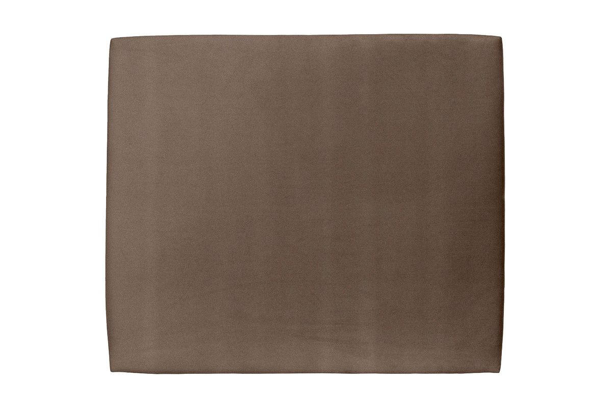 KOPFTEIL gepolstertes – taupefarbener Samtstoff - 180 cm - Taupe/Beige, Karton/Holz (180/120/10cm) - Sommeil de Plomb