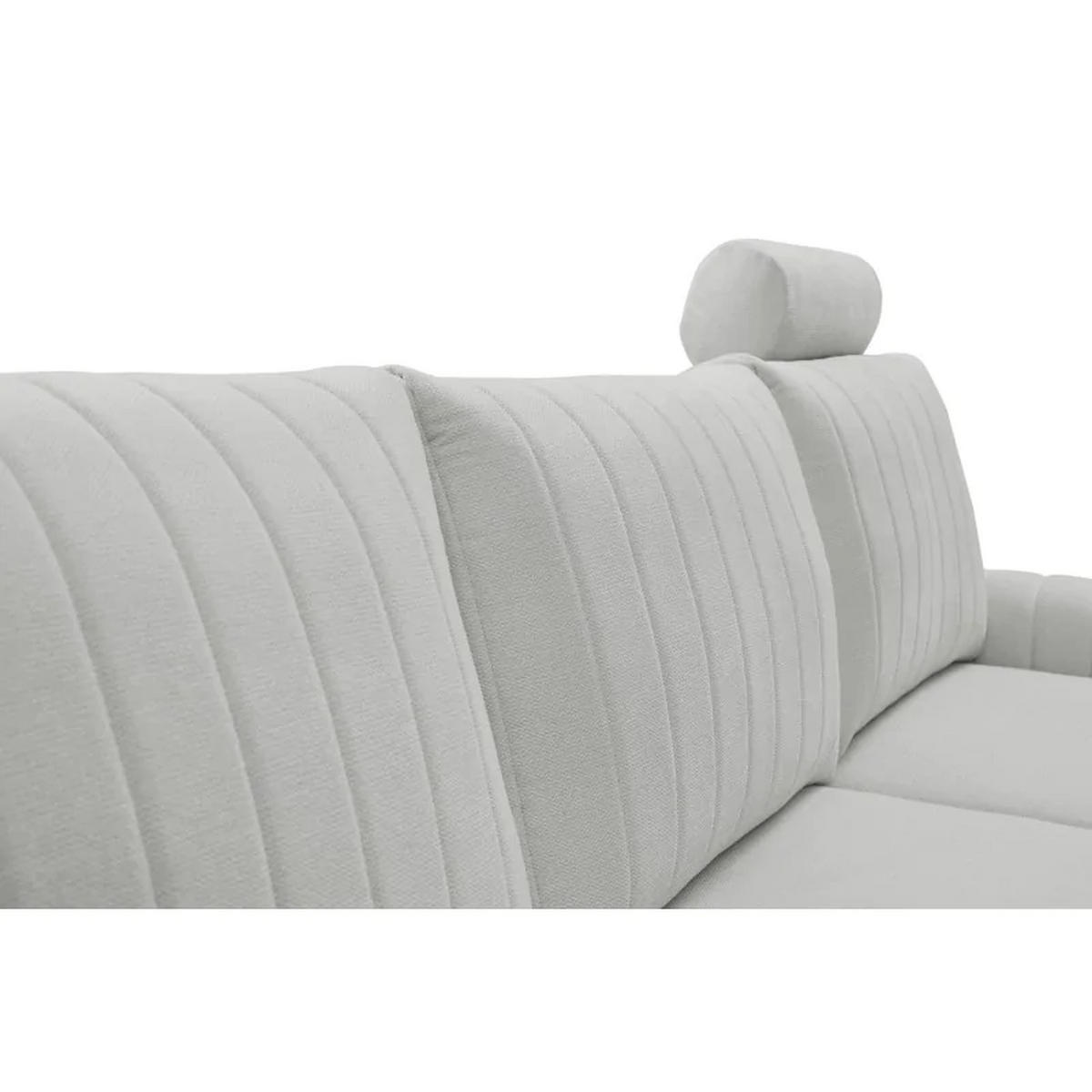 ECKSOFA Popiel Mango Mit Schlaffunktion Rechts - Grau, Textil (251/164cm) - Sepro Meble