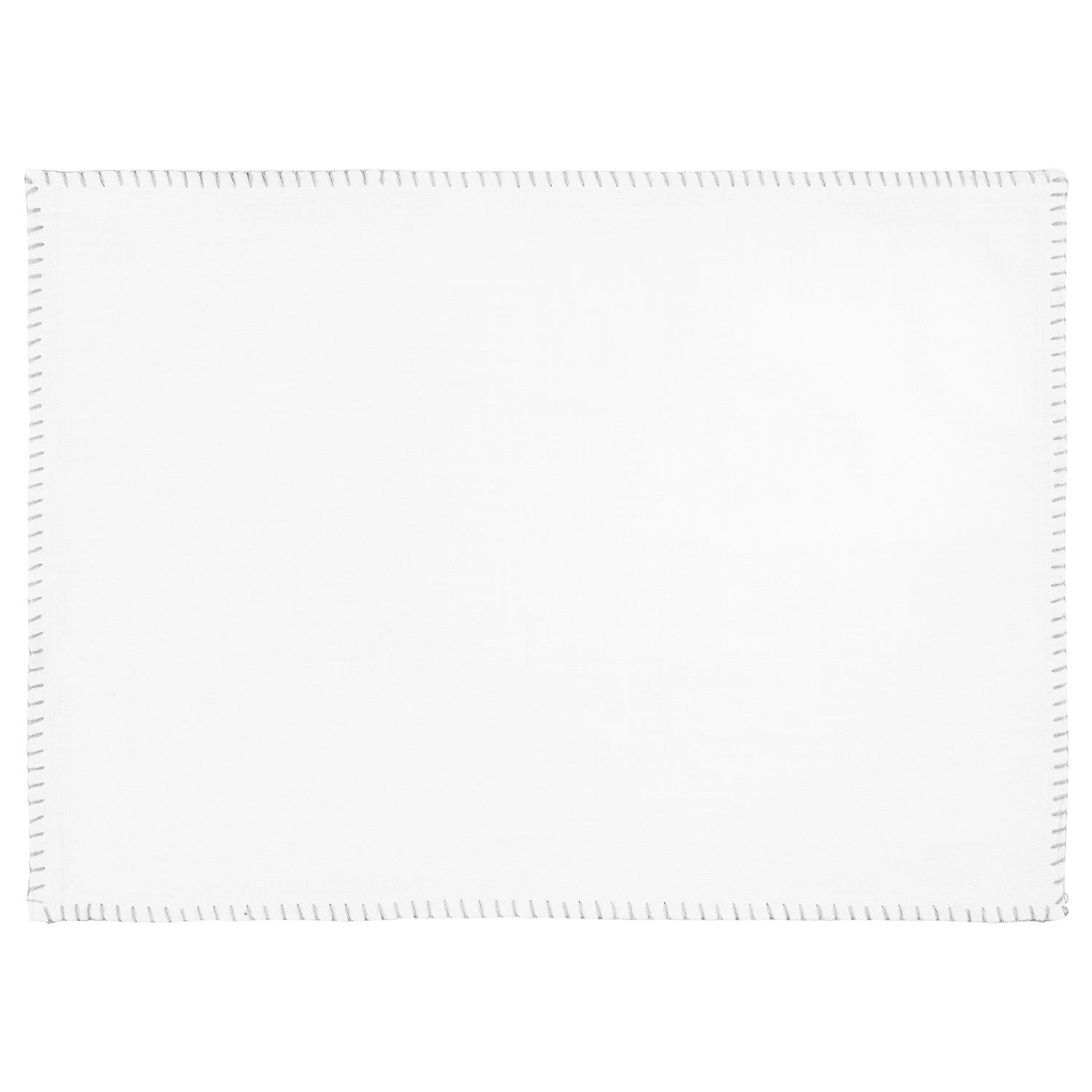 PLATZSET Finca - Weiß, Textil (35/47cm) - BUTLERS