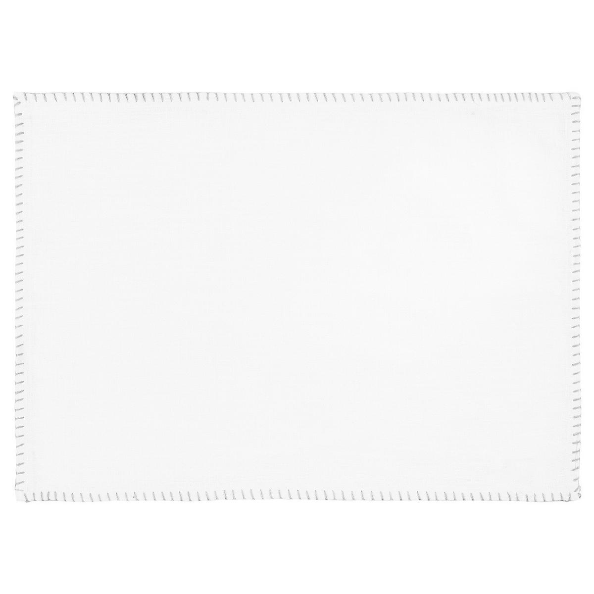 PLATZSET Finca - Weiß, Textil (35/47cm) - BUTLERS