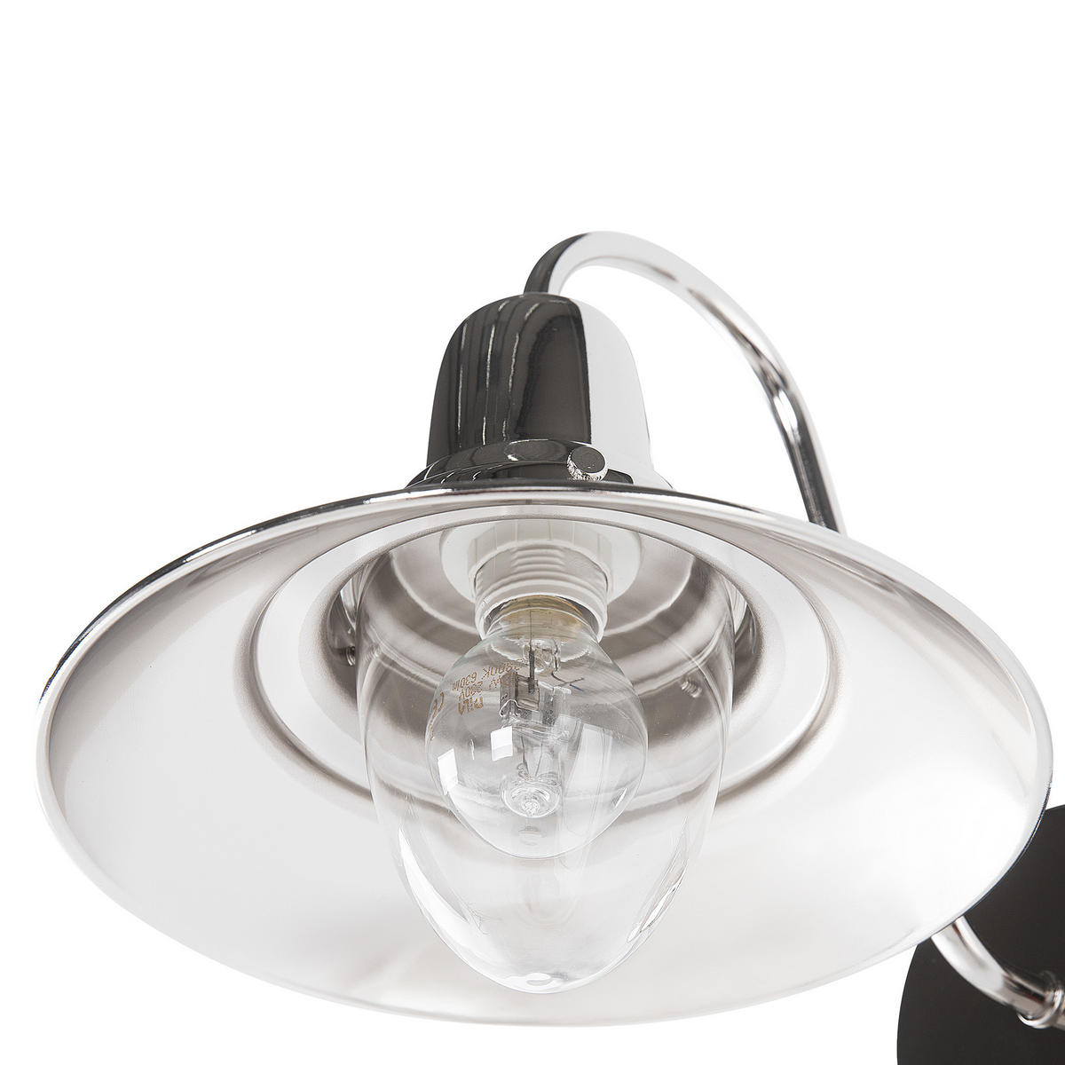 WANDLEUCHTE Luza 20/20/21 cm - Silberfarben, Metall (20/21/20cm) - Beliani