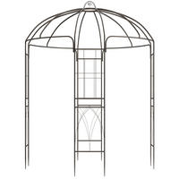 PAVILLON 200/200/270 cm Metall Bronze - Bronzefarben, Metall (200/270/200cm) - CLP