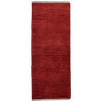 LÄUFER Orient handgeknüpft Rot 199/79 cm Schurwolle - Rot, Textil (79/199cm) - Looma