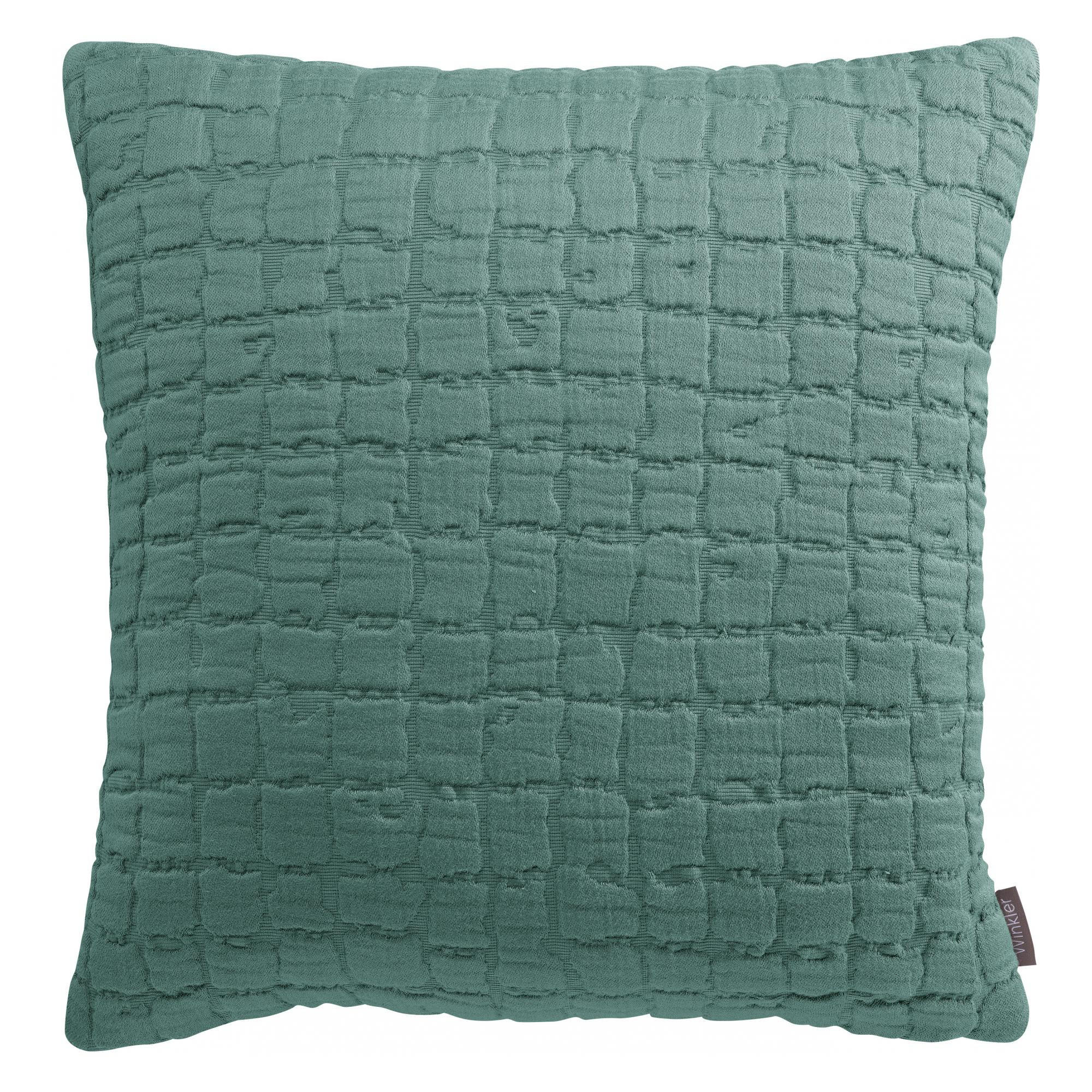 KISSEN Swami blaßgrün 45 x 45 cm - Hellgrün, Textil (45/45cm) - Vivaraise