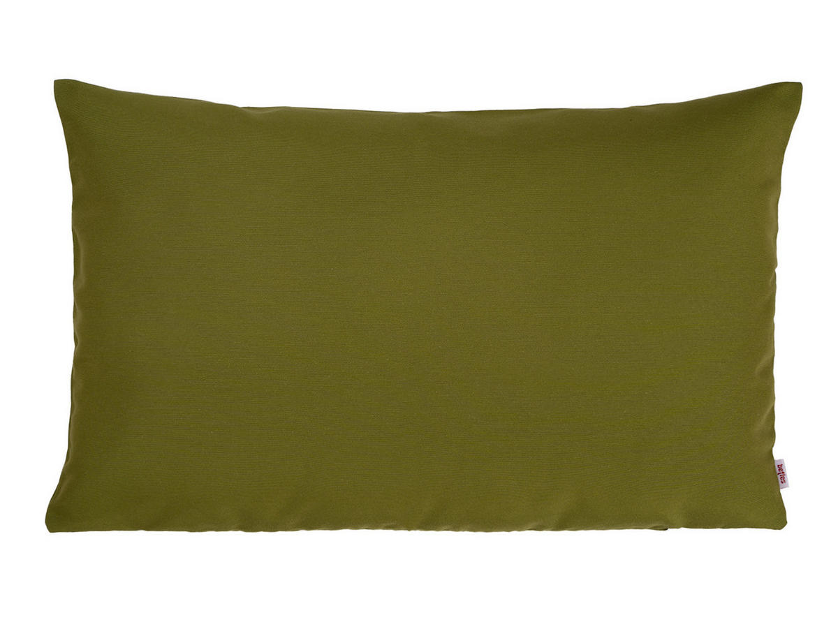 KISSENHÜLLE Wunschton moosbild-grün 40/60 cm - Grün, Textil (40/60cm) - beties Heimtextil