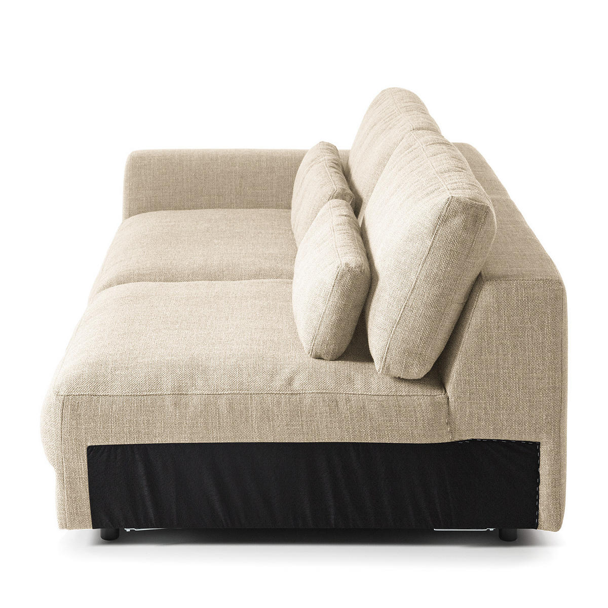 3-SITZER MODULSOFA - Beige, Textil (228/80/117cm) - home24