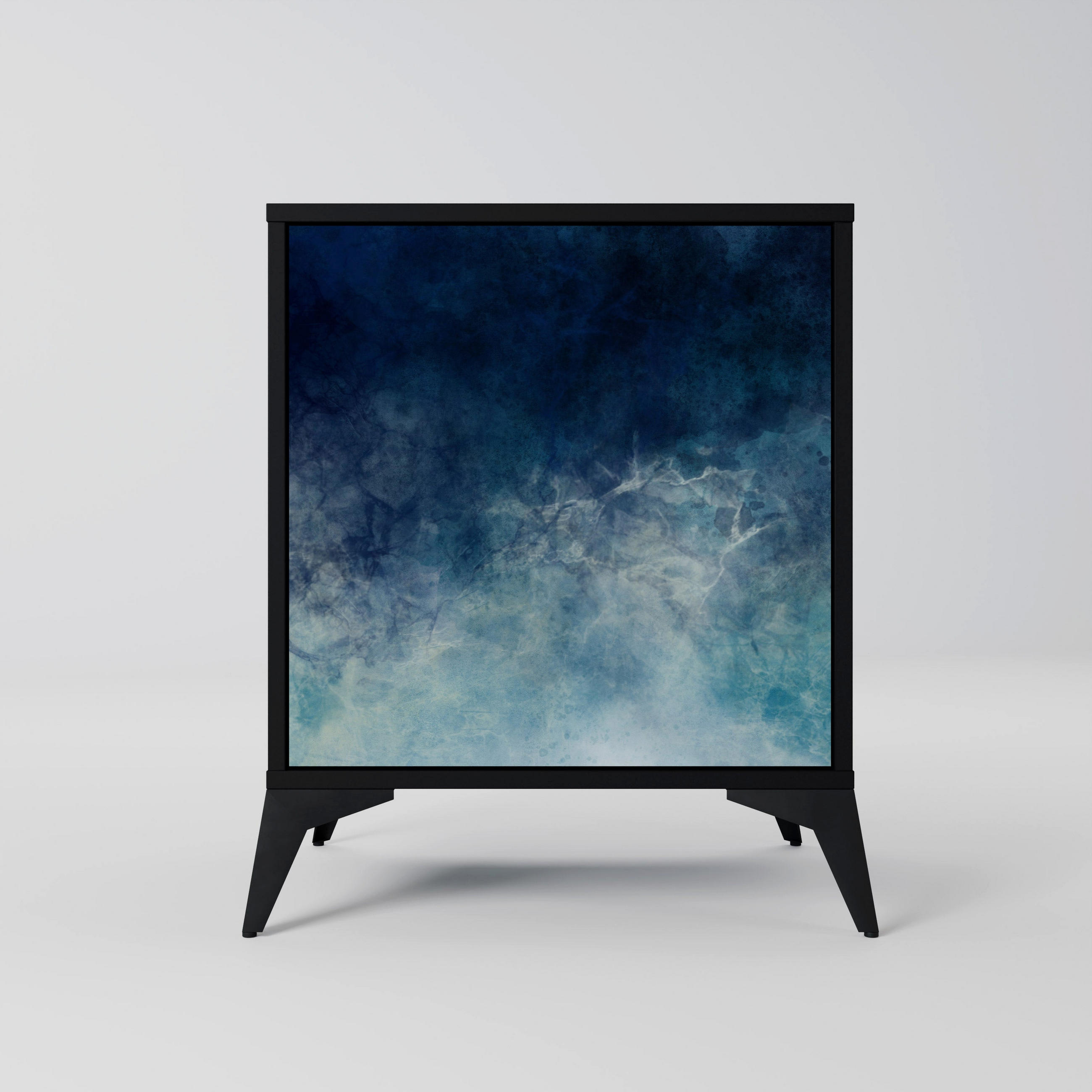 SpaceRebels Sideboard Schwarz 57.5x70.5x42 cm