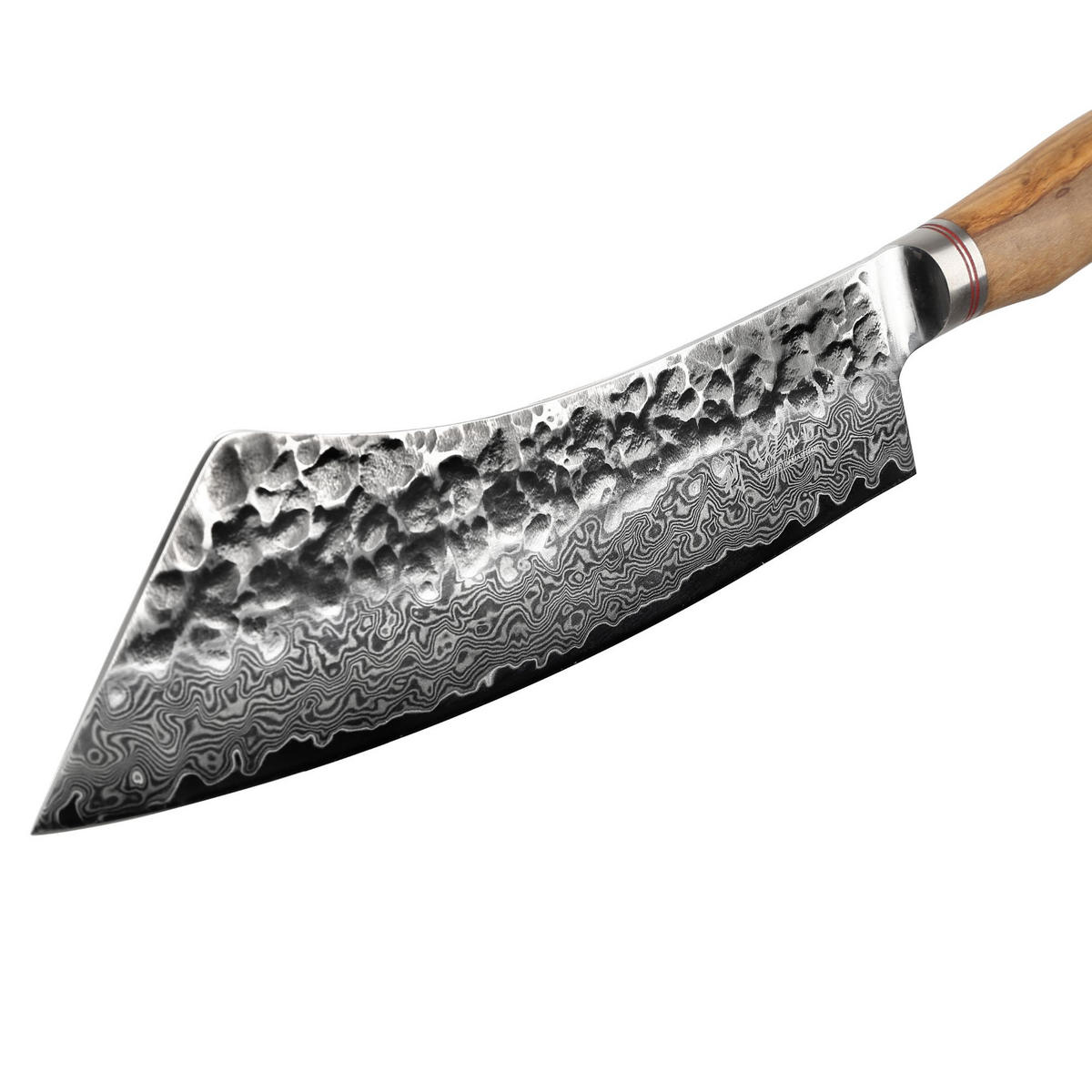 BLOCKMESSER 22,5 cm - Braun, Holz/Metall (37cm) - Wakoli