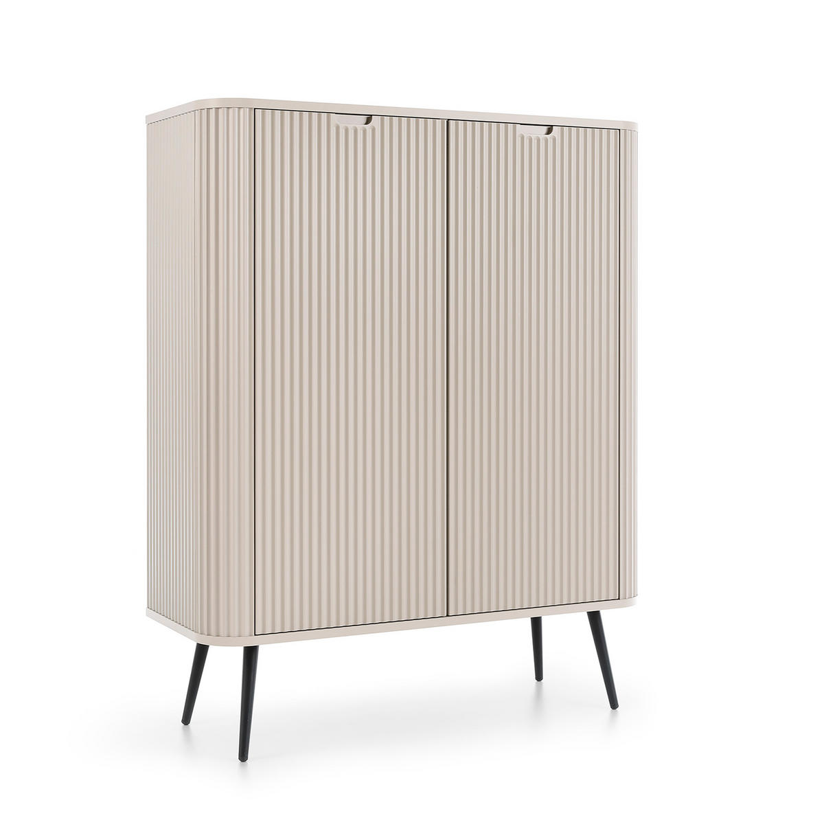 HIGHBOARD ZENZERO 103/129/39 cm mit 2 Türen Kaschmir - Kaschmir, Holzwerkstoff (103/129/39cm) - MASSENO