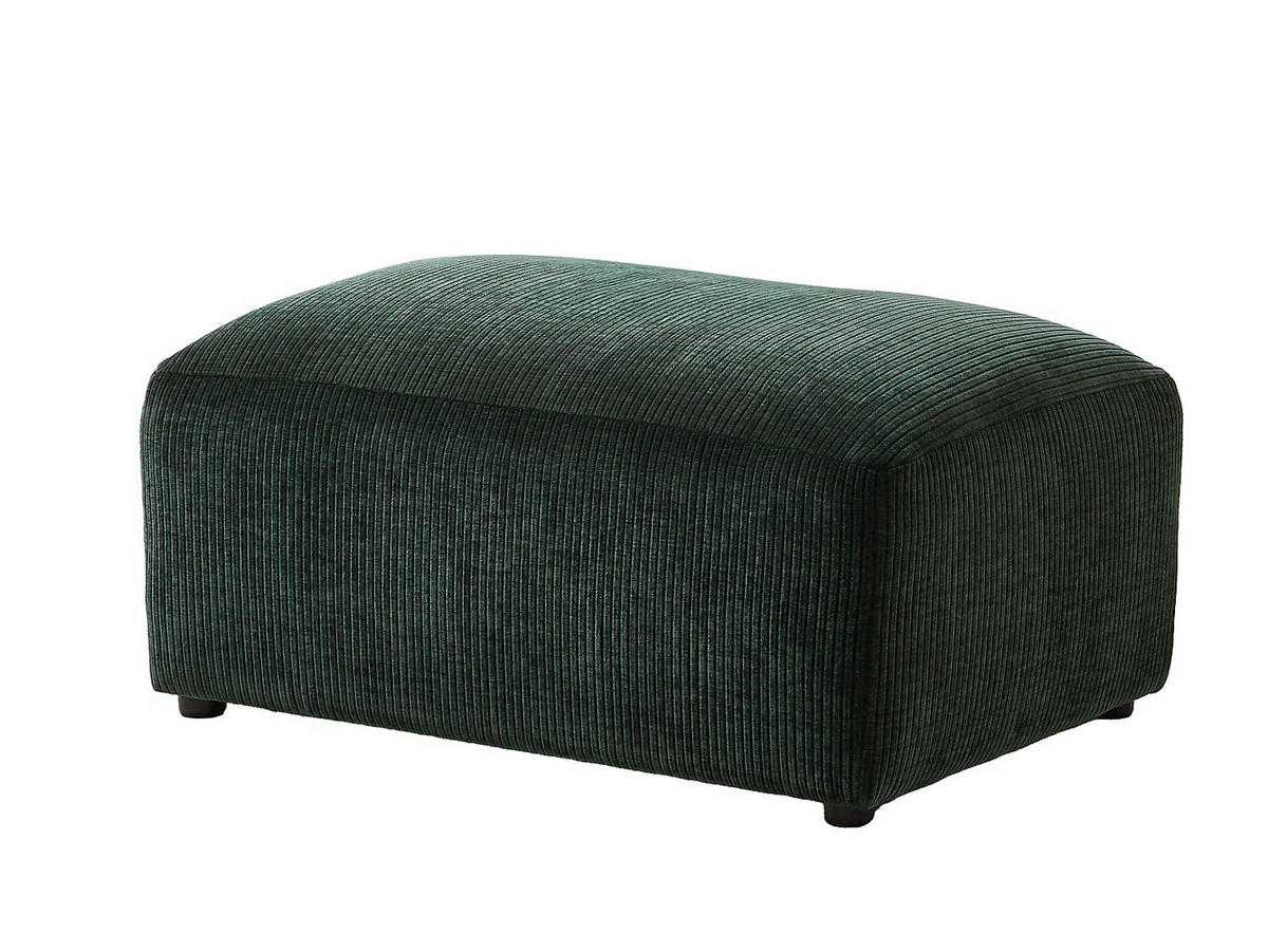 SOFA - 5 Personen - samt - tannengrün Tirono - Waldgrün, Kunststoff/Textil (99/80/66cm) - Vente-Unique